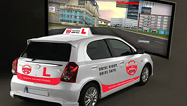 Simulation on real car
